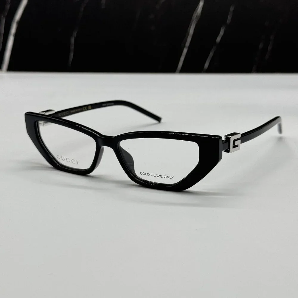 NEW GUCCI EYEGLASSES GG1683O 001 WOMEN BLACK EYEWEAR GUCCI